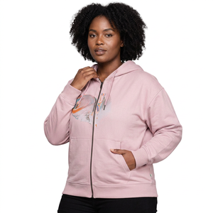 High End Acid Wash Knitted Cotton Hoodie Badge Sequined Detail for Women OEM Soft Breathable Sweatshirt for Boutique Apparel - Product Image 1