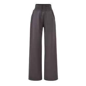 <span class=keywords><strong>Pantalon</strong></span> décontracté à taille large avec cordon de serrage, <span class=keywords><strong>pantalon</strong></span> en <span class=keywords><strong>velours</strong></span> fin, <span class=keywords><strong>pantalon</strong></span> droit à taille haute et jambes larges pour <span class=keywords><strong>femme</strong></span>, collection automne-hiver - Product Image 2