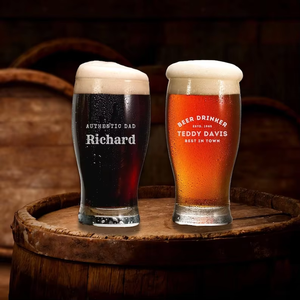 Verre à bière classique personnalisé avec logo, verre transparent 280 ml 350 ml, verre à shot, différentes tailles pour les boissons, bouteilles en verre pour la bière - Product Image 4