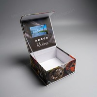 Boîte de présentation immobilière personnalisée avec écran LCD - Boîte de brochure vidéo haut de gamme pour les développeurs immobiliers