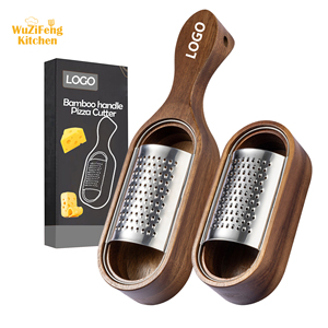 <span class=keywords><strong>Râpe</strong></span> à fromage <span class=keywords><strong>parmesan</strong></span> en acier inoxydable avec poignée en bois, pour la cuisine - Product Image 1