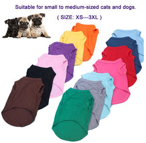 子供と休日のためのXSサイズ犬と猫のための夏のアパレルペットタンクトップ<span class=keywords><strong>T</strong></span>シャツ - Product Image 2