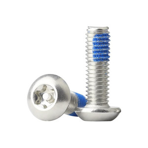 Vis adhésives à colonne Torx ISO7380 en acier inoxydable 304, tête zinguée, à pas grossier, antivol et anti-desserrage, métriques - Product Image 2