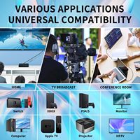 Consoles de jeu HDTV pour cinéma à domicile Appareils de streaming 48Gbps 8K & 4K Cordon ultra haute vitesse Câble HDMI 2.1