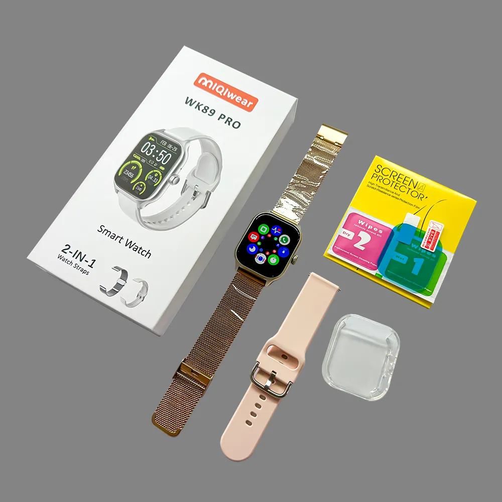 2024 new model WK89 pro cheapest smart watch 2 straps sports fitness men women reloj smartwatch h13 y13