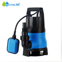 Pompe à eau sale submersible électrique portable en plastique au meilleur prix avec interrupteur à flotteur pour l'arrosage des jardins domestiques