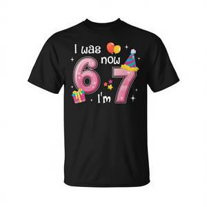 Camiseta de cumpleaños con la frase "Estuve de 6 años, ahora soy de 7 años" para niños de 7 años, regalo para fiestas - Product Image 2