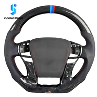 Volant personnalisé en fibre de carbone pour Toyota Reiz GRX130 Mark X X120 2005-2009 X130 2010-2017