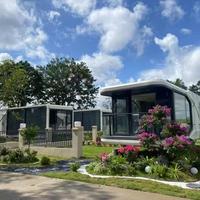Collection de capsules spatiales préfabriquées primées, éco-responsables et alimentées à l'énergie solaire, solutions de salle de bain attrayantes – Vente chaude directe usine