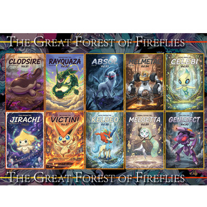 YQsurprise Blind Bag Deutsch Hot Sale Quality Pokmoned Game Cards Pokemoned Metal A6 Large Card Poker Customised Playing Cards - Product Image 6