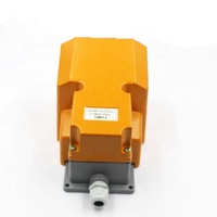 YUMO SFM-1 Interrupteur à pédale industriel à coque en aluminium jaune 15A AC250V