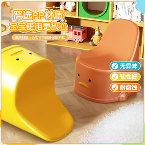 Children's Backrest <b>Chair</b> Thickened Seat Foam Filling Anti Slip <b>Study</b> <b>Chair</b> For Kids - Product Image 2