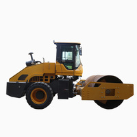 Compacteur vibrant à double tambour de 10 tonnes, rouleau compresseur pour travaux de construction de routes, sols et asphalte