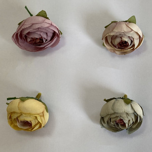 Fleurs artificielles en forme de bourgeons de thé Plain Realm, fleurs décoratives en plastique pour la maison, le bureau, les couronnes, les bracelets, les coiffes - Product Image 3