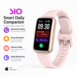 Smartwatch Quadrato con Ricarica Magnetica, Display TFT, Controllo Touch e Pulsanti, Chiamate, Monitoraggio Pressione Sanguigna e Ossigeno, Smartwatch UE - Product Image 4