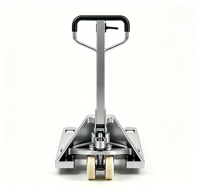 Chariot à palettes en acier inoxydable ATS 2.5T, résistant à la corrosion, pour utilisation en extérieur, manutention de produits chimiques en entrepôt, vente chaude