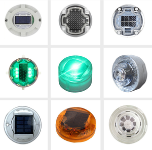 सौर ऊर्जा कास्ट एल्यूमीनियम वर्ग सड़क को रात के समय उपयोग के लिए उच्च चमक परावर्तक डबल-पक्षीय दफन सड़क स्टड लाइट्स - Product Image 5