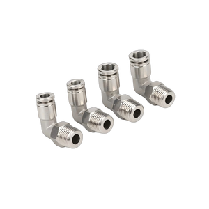 Npt thép không gỉ áp suất thấp đánh bóng khí nén đẩy trong khuỷu tay tiêu chuẩn mỹ kết nối nhanh chóng mạnh mẽ và bền - Product Image 4