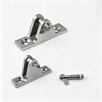 Borne de fixation à bouton en acier inoxydable 316 pour montage sur pont, quincaillerie d'auvent marin, accessoire de siège de bateau