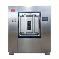 Laveuse-essoreuse électrique 50 kg entièrement automatique avec interverrouillage de sécurité et barrière sanitaire pour textiles de laboratoire biosécurité
