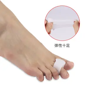 Soft Silicone Toe Separator Straightener Toe Stretchers Foot Care Silicone Toe Rings