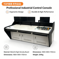 Console d'opération HMI étanche IP66 personnalisée, poste de contrôle électrique industriel pour l'automatisation des panneaux de commande