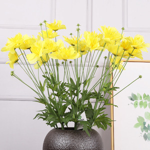 QIHAO Crisantemo Artificial de 7 Cabezas, Flor de Seda de Alta Simulación para Decoración del Hogar - Product Image 2