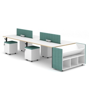 Modern Design Wooden Office Furniture Cubicle Workstation Executive Office Desk - Product Image 3