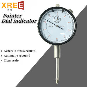 Imperial 0-1 "/Imperial Dial Calibre Mãos Mecânicas Indicador Precisão 0.001in Mãos Indicador Dial Círculo Preto - Product Image 2