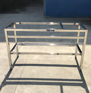 <span class=keywords><strong>Console</strong></span> double lavabo autoportante <span class=keywords><strong>Console</strong></span> de lavabo <span class=keywords><strong>sous</strong></span> montage avec base Salle de bain Carrelage mural nordique assorti Pieds chromés minimalistes - Product Image 1