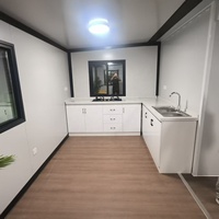 Maison conteneur extensible de 20 pieds, 2 chambres, maison mobile préfabriquée avec salle de bain, petite maison modulaire pour habitation, bureau, hôtel