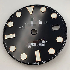 OEM 28.5mm/33.5mm NH35 시계 다이얼-아랍어/스톤/GMT 디자인, 매트/블랭크/아이스 아웃, RLX/GS 스타일 교체 - Product Image 3