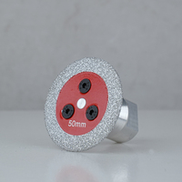 Disque de coupe diamanté ultra-mince 50/60 mm pour meuleuse d'angle avec bride, idéal pour la découpe de carreaux