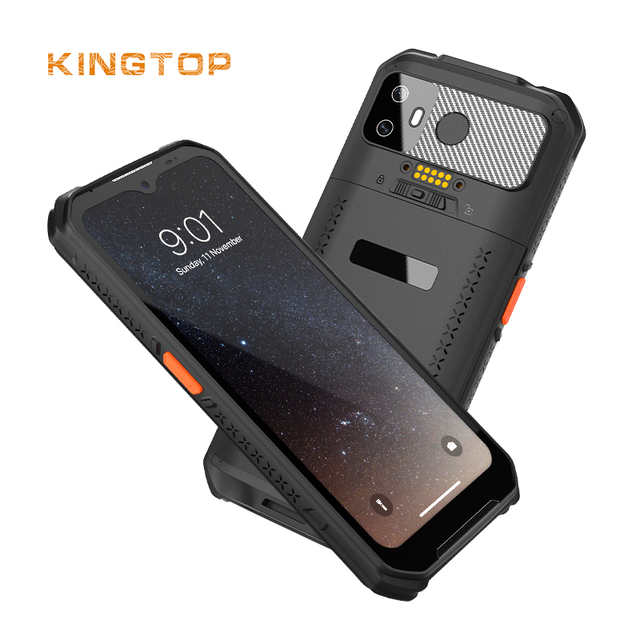 2-in-1 Rugged Phone & PDA Industrial Handheld Terminal Android  5G PDAs NFC GPS IP68 Waterproof Barcode Scanner & Dock