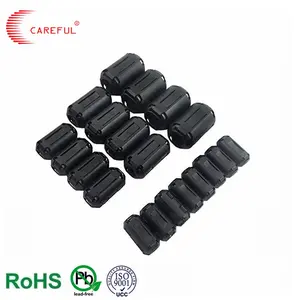 Factory Direct Sales Large Inventory Black Plastic Casing Emi Cable SCRC SCNF Type 3.5-13mm Cable Flat Ferrite Cores