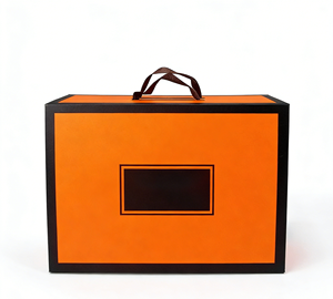 Handmade Eco-Friendly Foldable Cardboard <b>Gift</b> Tote <b>Box</b> Handle Design-Vietnam for Certified Custom Size Available Luxury - Product Image 4
