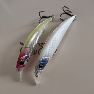 Minnow Affondante Rotondo da 80mm 12g con Occhi Luminosi <span class=keywords><strong>per</strong></span> Spigola, <span class=keywords><strong>Esca</strong></span> Dura da Lancio <span class=keywords><strong>per</strong></span> Acqua Salata e Dolce, Fiume, Isca Artificiale HSM03 - Product Image 5