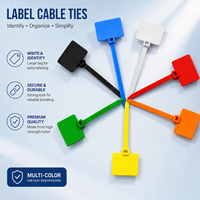 Etiquetas de Identificación para Cables, Multicolores, de Nailon, con Cierre Automático, para Organización y Clasificación de Cables