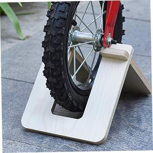 Support de vélo vertical en bois durable pour garage, support de scooter portable, support de stationnement - Product Image 5