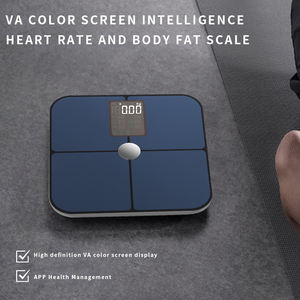 Balance <span class=keywords><strong>de</strong></span> précision intelligente Écran couleur VA Indicateur <span class=keywords><strong>de</strong></span> <span class=keywords><strong>graisse</strong></span> corporelle Affichage LED Fréquence cardiaque Application pour la perte <span class=keywords><strong>de</strong></span> poids Unité kg - Product Image 5