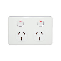 Interruptor de Pared Eléctrico de 2 Tomas para Ahorro de Energía en Hoteles, Enchufe de 10A 16A, Toma de Corriente