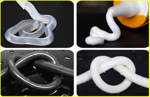 Vente chaude <span class=keywords><strong>Prix</strong></span> d'usine Haute qualité Scellant silicone acétique GP Construction Durcissement rapide Adhésifs pour vitres de fenêtres Scellants - Product Image 5