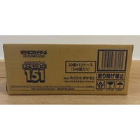 Японский SV2a Pokémon 151 TCG: Запечатанный оригинальный картонный бустерный набор в наличии для коллекционеров
