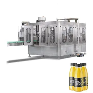 Ligne de production de jus de mangue de bouteille PET de 200ml Machine d'embouteillage remplissage de traitement Machine de remplissage de jus