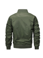Blouson Bomber Grande Taille Personnalisable en Polyester Léger et Respirant, Imperméable, Style Décontracté avec Fermeture Éclair – Vente en Gros