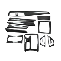 Kit de garnitures intérieures en fibre de carbone parfaitement adapté pour Mercedes Benz W204 C63 AMG Classe C 2008-2014, accessoires intérieurs de remplacement