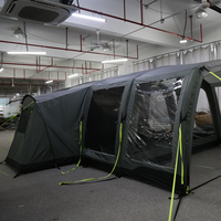 Grande tente gonflable imperméable pour 5-6 personnes, grande tente familiale/auvent