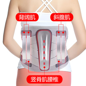 Cinturón de soporte lumbar mejorado con 8 correas para protección de la cintura y alivio del dolor, uso deportivo unisex - Product Image 4