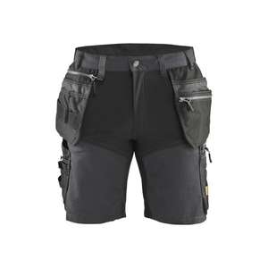 BLAKLADER - 159818609699C48 Craftsman <b>shorts</b> with <b>stretch</b> Mid grey/Black - EAN 7330509838389 <b>WORK</b> TROUSERS <b>WORK</b> <b>SHORTS</b> - Product Image 1