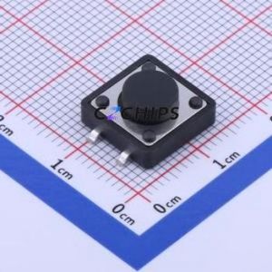 K2-1103SP-D4SW-04 Tactile Switch SMD Switch ( Operating Force: 2.5N )( Mounting Type: Vertical Mount )( Switch Length: 12mm ) - Product Image 1